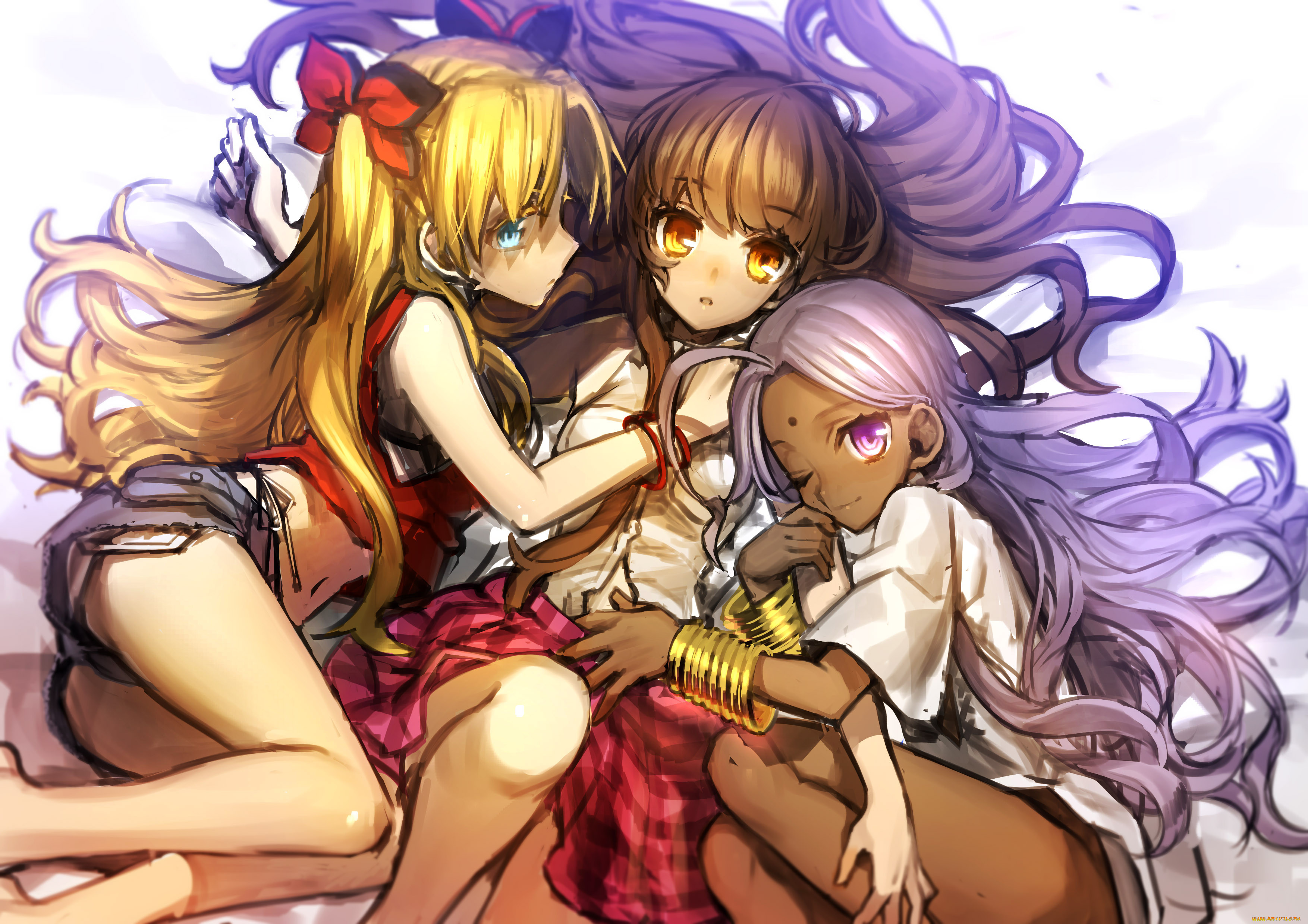 , fate, stay night, kishinami, hakuno, rani, viii, tohsaka, rin